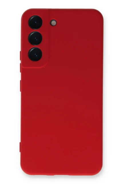 Uray store Samsung Galaxy S23 Plus Kılıf Nano içi Kadife Silikon - Kırmızı