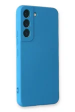 Uray store Samsung Galaxy S23 Plus Kılıf Nano içi Kadife Silikon - Mavi - Görsel 2