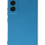 Uray store Samsung Galaxy S23 Plus Kılıf Nano içi Kadife Silikon - Mavi