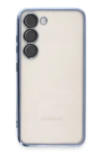Uray store Samsung Galaxy S23 Plus Kılıf Razer Lensli Silikon - Açık Mavi - Görsel 2