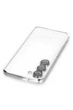Uray store Samsung Galaxy S23 Plus Kılıf Razer Lensli Silikon - Gümüş - Görsel 3