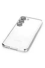 Uray store Samsung Galaxy S23 Plus Kılıf Razer Lensli Silikon - Gümüş - Görsel 4