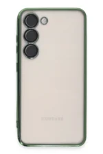 Uray store Samsung Galaxy S23 Plus Kılıf Razer Lensli Silikon - Yeşil - Görsel 2