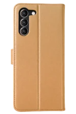 Uray store Samsung Galaxy S23 Plus Trend S Plus Kapaklı Kılıf - Gold