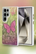 Uray store Samsung Galaxy S23 Ultra Kılıf Blade Aynalı Desenli Kapak - Desen 1 - Görsel 2