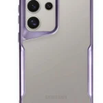 Uray store Samsung Galaxy S23 Ultra Kılıf Boyi Silikon Kapak - Derin Mor