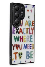 Uray store Samsung Galaxy S23 Ultra Kılıf Mirror Desenli Kapak - Mirror - 10