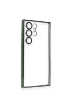 Uray store Samsung Galaxy S23 Ultra Kılıf Razer Lensli Silikon - Yeşil - Görsel 2