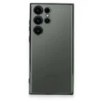 Uray store Samsung Galaxy S23 Ultra Kılıf Razer Lensli Silikon - Yeşil