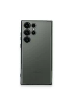 Uray store Samsung Galaxy S23 Ultra Kılıf Razer Lensli Silikon - Yeşil