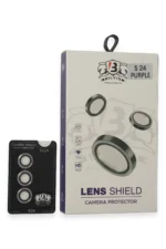 Uray store Samsung Galaxy S24 Bilvis Titan Kamera Lens - Derin Mor