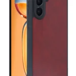 Uray store Samsung Galaxy S24 FE Kılıf Aras Deri Kapak - Bordo