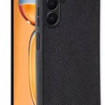 Uray store Samsung Galaxy S24 FE Kılıf Aras Deri Kapak - Siyah