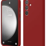 Uray store Samsung Galaxy S24 FE Kılıf First Silikon - Kırmızı