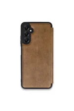Uray store Samsung Galaxy S24 FE Kılıf Flip Cover - Taba