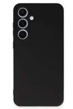 Uray store Samsung Galaxy S24 FE Kılıf Nano içi Kadife Silikon - Siyah - Görsel 4