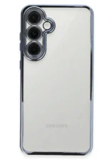 Uray store Samsung Galaxy S24 FE Kılıf Razer Lensli Silikon - Lacivert