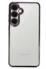 Uray store Samsung Galaxy S24 FE Kılıf Razer Lensli Silikon - Mor