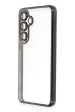 Uray store Samsung Galaxy S24 FE Kılıf Razer Lensli Silikon - Siyah - Görsel 2