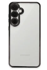 Uray store Samsung Galaxy S24 FE Kılıf Razer Lensli Silikon - Siyah