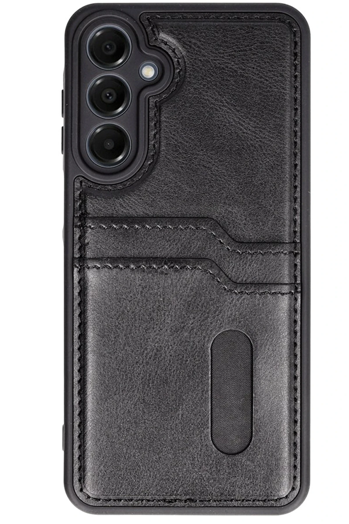 newface-samsung-galaxy-s24-fe-kilif-sara-kartvizitli-deri-kilif-siyah-default Uray store Samsung Galaxy S24 FE Kılıf Sara Kartvizitli Deri Kılıf - Siyah - Görsel 1