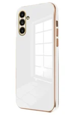 Uray store Samsung Galaxy S24 FE Kılıf Volet Silikon - Beyaz - Görsel 2