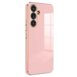 Uray store Samsung Galaxy S24 FE Kılıf Volet Silikon - Pembe