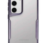 Uray store Samsung Galaxy S24 Kılıf Boyi Silikon Kapak - Derin Mor
