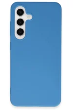 Uray store Samsung Galaxy S24 Kılıf First Silikon - Mavi - Görsel 3
