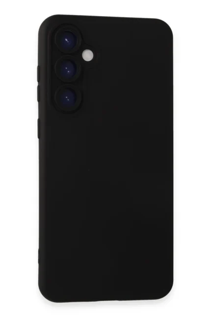 Uray store Samsung Galaxy S24 Kılıf Nano içi Kadife Silikon - Siyah