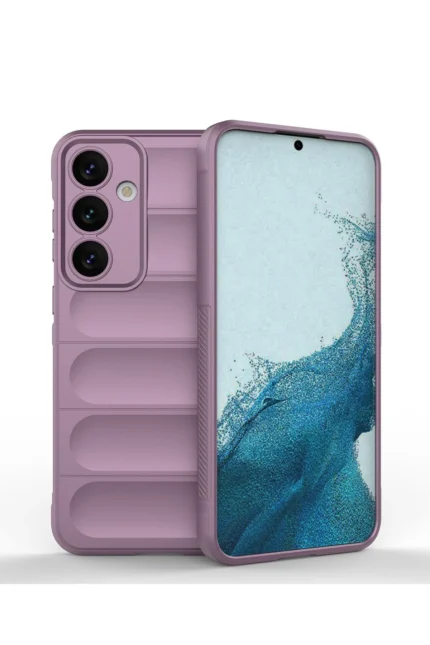 Uray store Samsung Galaxy S24 Kılıf Optimum Silikon - Mor