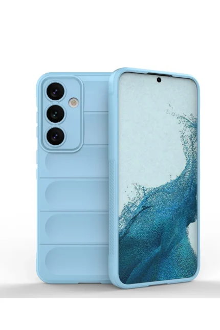 Uray store Samsung Galaxy S24 Kılıf Optimum Silikon - Sky Blue