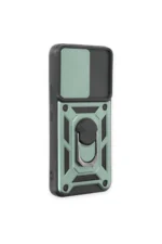 Uray store Samsung Galaxy S24 Kılıf Pars Lens Yüzüklü Silikon - Yeşil - Görsel 2
