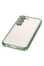 Uray store Samsung Galaxy S24 Kılıf Razer Lensli Silikon - Yeşil - Görsel 4