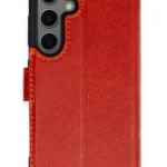Uray store Samsung Galaxy S24 Kılıf Trend S Plus Kapaklı Kılıf - Kırmızı