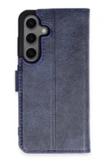 Uray store Samsung Galaxy S24 Kılıf Trend S Plus Kapaklı Kılıf - Lacivert