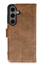 Uray store Samsung Galaxy S24 Kılıf Trend S Plus Kapaklı Kılıf - Taba
