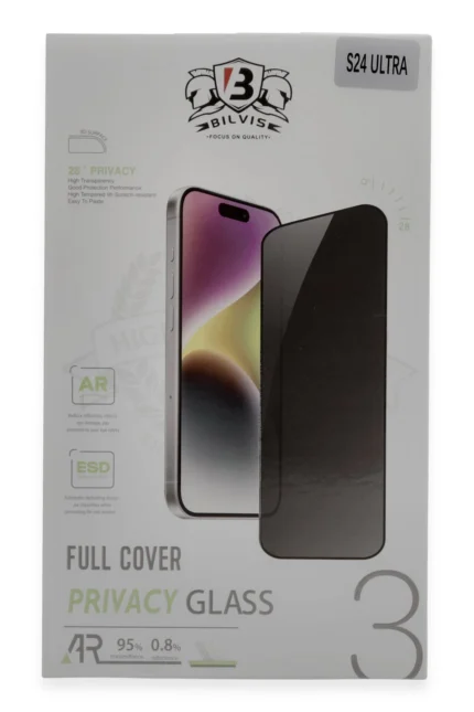 Uray store Samsung Galaxy S24 Ultra Bilvis Hayalet Cam Ekran Koruyucu