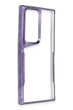 Uray store Samsung Galaxy S24 Ultra Kılıf Boyi Silikon Kapak - Derin Mor - Görsel 2