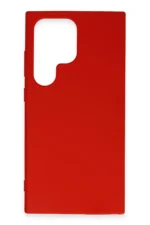 Uray store Samsung Galaxy S24 Ultra Kılıf First Silikon - Kırmızı - Görsel 2