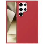 Uray store Samsung Galaxy S24 Ultra Kılıf First Silikon - Kırmızı