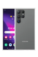 Uray store Samsung Galaxy S24 Ultra Kılıf Lüx Şeffaf Silikon - Görsel 2
