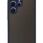 Uray store Samsung Galaxy S24 Ultra Kılıf Montreal Silikon Kapak - Lacivert