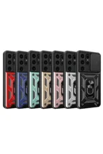 Uray store Samsung Galaxy S24 Ultra Kılıf Pars Lens Yüzüklü Silikon - Yeşil - Görsel 2