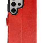 Uray store Samsung Galaxy S24 Ultra Kılıf Trend S Plus Kapaklı Kılıf - Kırmızı