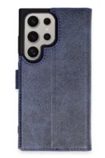 Uray store Samsung Galaxy S24 Ultra Kılıf Trend S Plus Kapaklı Kılıf - Lacivert