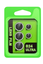Uray store Samsung Galaxy S24 Ultra Raze Metal Kamera Lens - Gümüş