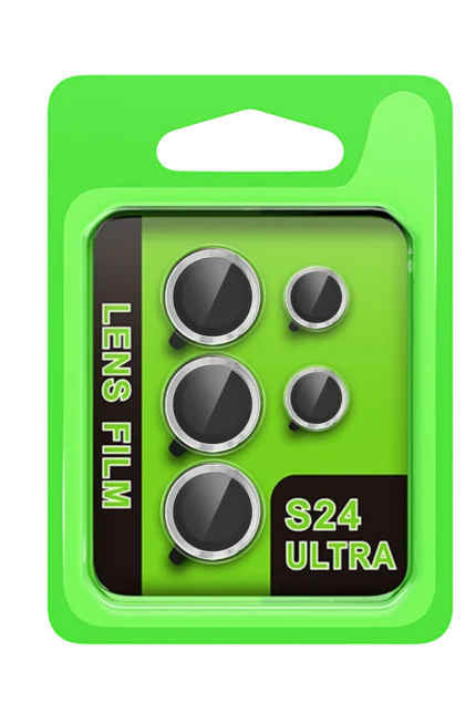 Uray store Samsung Galaxy S24 Ultra Raze Metal Kamera Lens - Gümüş