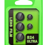 Uray store Samsung Galaxy S24 Ultra Raze Metal Kamera Lens - Siyah