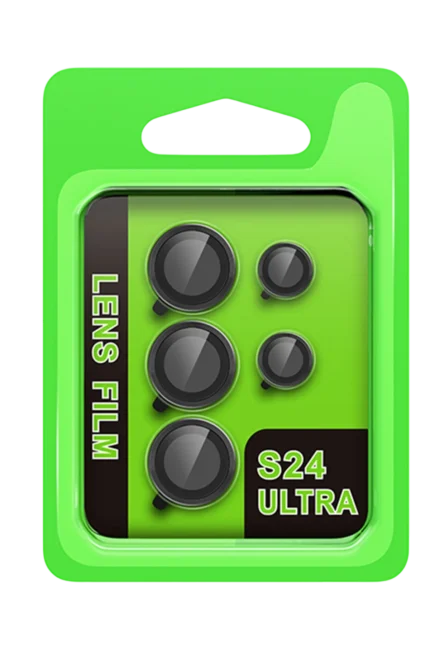 Uray store Samsung Galaxy S24 Ultra Raze Metal Kamera Lens - Siyah